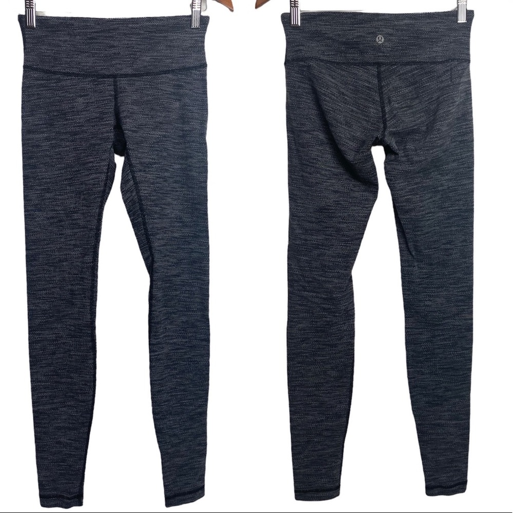 Lululemon Wunder Under Heathered Leggings
